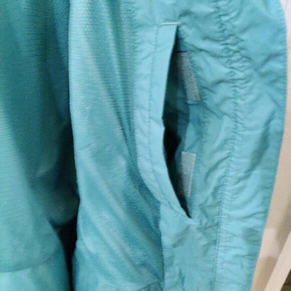 Columbia Women's Omni-Tech Windbreaker Jacket Turquoise Large - Picture 8 of 10